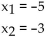 <strong>The matrix is the final matrix form for a system of two linear equations in variables x1 and x2. Write the Solution of the system. </strong> A) B) C) D)