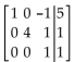 State whether the matrix is in reduced form or not in reduced form. - 