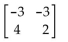 <strong>Perform the operation, if possible. -- 2 </strong> A) - 43 3 2 B) C) D)