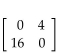 <strong>Perform the operation, if possible. A = , B , B = Find AB.</strong> A) B) C) D)