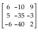 <strong>Perform the operation, if possible. Let A = an ad B = . Fi. Fnd AB.</strong> A) B) C) D)