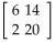 <strong>Perform the indicated operations given the matrices. Let A = </strong> A) B) C) D)