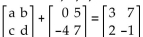 <strong>Find the values of a, b, c, and d that make the matrix equation true. </strong> A) B) C) D)