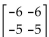 Find the inverse, if it exists, of the given matrix. - 
