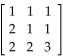 Find the inverse, if it exists, of the given matrix. - 