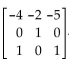 Provide an appropriate response. -Use Gauss-Jordan elimination, without introducing fractions, to find the inverse of rse of .