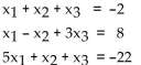 Solve the system as matrix equations using inverses. - 