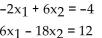 The system cannot be solved by matrix inverse methods. Find a method that could be used and then solve the system. -- 6