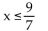<strong>Determine the domain of the function. f(x) = - 7x + 9</strong> A) No solution B) All real numbers C) D)