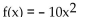 <strong>Write an equation for a function that has a graph with the given transformations. The shape of pe of y is vertically stretched by a factor of 10, and the resulting graph is reflected across the x-axis.</strong> A) B) C) D)