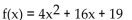 <strong>Find the range of the given function. Express your answer in interval notation. </strong> A) B) C) D)