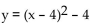 <strong>Write an equation for the graph in the form k, where a is either 1 or -1 and h and k are integers. </strong> A) B) C) D)