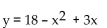 For the polynomial function find the following: (i) Degree of the polynomial; (ii) All x intercepts; (iii) The y intercept. -