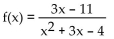 Find the equations of any vertical asymptotes. - 