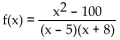 Find the equations of any vertical asymptotes. - 