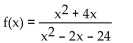 Find the equations of any vertical asymptotes. - 
