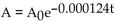 Solve the problem. -A carbon-14 dating test is performed on a fossil bone, and analysis finds that 15.5% of the original amount of carbon-14 is still present in the bone. Estimate the age of the fossil bone. (Recall that carbon-14 decays According to the equation   )).