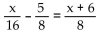 <strong>Solve the problem. Express your answer as an integer or simplified fraction. </strong> A) - 17 B) - 22 C) - 16 D) - 11