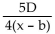 <strong>Solve the formula for the specified variable. Solve: D = (mx - mb) for m</strong> A) B) C) D)
