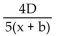 <strong>Solve the formula for the specified variable. Solve: D = (mx - mb) for m</strong> A) B) C) D)