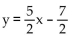 <strong>Find the slope and y intercept of the graph of the equation. </strong> A) B) C) D)