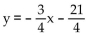 <strong>Write an equation of the line with the indicated slope and y intercept. </strong> A) B) C) D)