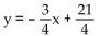 <strong>Write an equation of the line with the indicated slope and y intercept. </strong> A) B) C) D)