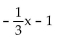 <strong>Provide an appropriate response. Write the equation of the line in the following graph. </strong> A) B) C) D)