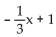 <strong>Provide an appropriate response. Write the equation of the line in the following graph. </strong> A) B) C) D)