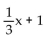 <strong>Provide an appropriate response. Write the equation of the line in the following graph. </strong> A) B) C) D)