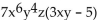 <strong>Factor the GCF from the polynomial. </strong> A) B) C) D)