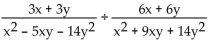 Provide an appropriate response. Perform the indicated operation and reduce to lowest terms: t terms: