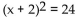 <strong>Use the square root property to solve the equation. </strong> A) B) C) D)