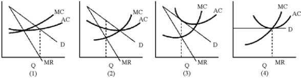 Figure 13-2 -The force that leads to zero economic profits for monopolistically competitive firms in the long run is