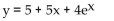 <strong>Use the given slope field to graph the particular solutions obtained by letting C = -2, -1, 0, 1, and 2 for the general solution shown. </strong> A) B) C) D)
