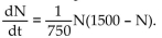 Solve the problem. The population N(t) of a certain species of animal in a controlled habitat at time t is assumed to satisfy the logistic growth model (A) Show that is the general solution of this differential equation, and evaluate (B) Graph the particular solutions that satisfy N(0) = 750 and N(0) = 3000. (C) Discuss the long-term behavior of this population.