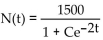 Solve the problem. The population N(t) of a certain species of animal in a controlled habitat at time t is assumed to satisfy the logistic growth model (A) Show that is the general solution of this differential equation, and evaluate (B) Graph the particular solutions that satisfy N(0) = 750 and N(0) = 3000. (C) Discuss the long-term behavior of this population.