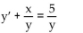 <strong>Show that the technique of separation of variables is applicable by writing the differential equation in the form = g(x). </strong> A) B) C) D)