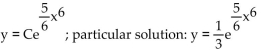<strong>Find the general solution for the differential equation. Then find the particular solution satisfying the initial condition. </strong> A) B) C) D)
