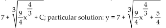 <strong>Find the general solution for the differential equation. Then find the particular solution satisfying the initial condition. y </strong> A) B) C) D)