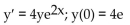 <strong>Find the general solution for the differential equation. Then find the particular solution satisfying the initial condition. </strong> A) B) C) D)
