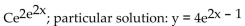 <strong>Find the general solution for the differential equation. Then find the particular solution satisfying the initial condition. </strong> A) B) C) D)