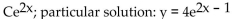 <strong>Find the general solution for the differential equation. Then find the particular solution satisfying the initial condition. </strong> A) B) C) D)