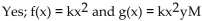 <strong>Is the differential equation first-order linear? If so, find f(x) and g(x) so that the equation can be expressed in standard + f(x)y = g(x). </strong> A) B) C) No D)