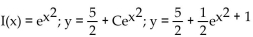 <strong>Find the integrating factor, the general solution, and the particular solution satisfying the given initial condition. </strong> A) B) C) D)