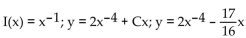 <strong>Find the integrating factor, the general solution, and the particular solution satisfying the given initial condition. </strong> A) B) C) D)