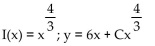 <strong>Find the integrating factor I(x) for each equation, and then find the general solution. </strong> A) B) C) D)