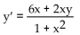 <strong>Find the general solution two ways. First use an integrating factor and then use separation of variables. </strong> A) B) C) D)