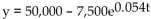 <strong>Solve the problem. An initial deposit of $45,000 is made into an account that earns 5.4% compounded continuously. Money is then withdrawn at a constant rate of $2,700 a year until the amount in the account is 0. Find the amount in the Account at any time t. When is the amount 0? What is the total withdrawn from the account?</strong> A) . The account will be depleted after about 35.1 years. A total of about $94,770 will have been withdrawn at that time. B) . The account will be depleted after about 42.6 years. A total of about $115,130 will have been withdrawn at that time. C) . The account will be depleted after about 15.4 years. A total of about $41,580 will have been withdrawn at that time. D) . The account will be depleted after about 20.5 years. A total of about $55,350 will have been withdrawn at that time.