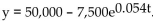 <strong>Solve the problem. An initial deposit of $45,000 is made into an account that earns 5.4% compounded continuously. Money is then withdrawn at a constant rate of $2,700 a year until the amount in the account is 0. Find the amount in the Account at any time t. When is the amount 0? What is the total withdrawn from the account?</strong> A) . The account will be depleted after about 35.1 years. A total of about $94,770 will have been withdrawn at that time. B) . The account will be depleted after about 42.6 years. A total of about $115,130 will have been withdrawn at that time. C) . The account will be depleted after about 15.4 years. A total of about $41,580 will have been withdrawn at that time. D) . The account will be depleted after about 20.5 years. A total of about $55,350 will have been withdrawn at that time.